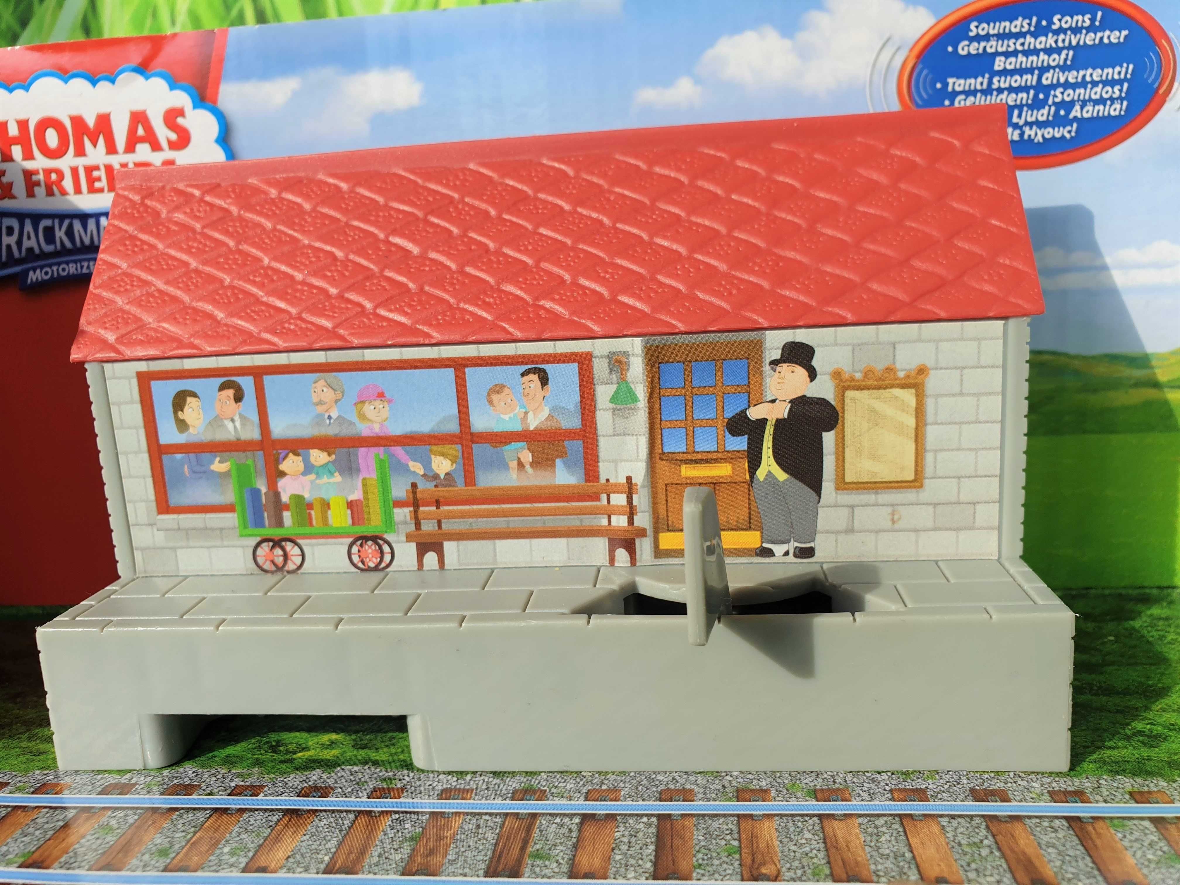 Tomek i Przyjaciele Trackmaster Stacja dźwiękowa Sodor i tory 16 elem.