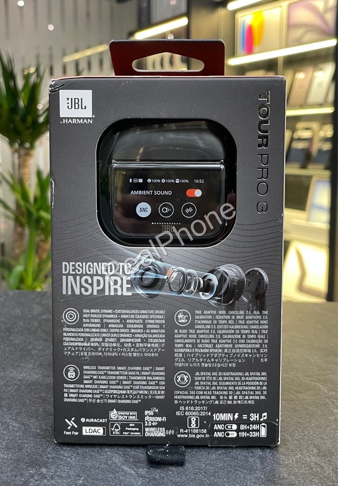 Навушники TWS JBL Tour Pro 3 Black