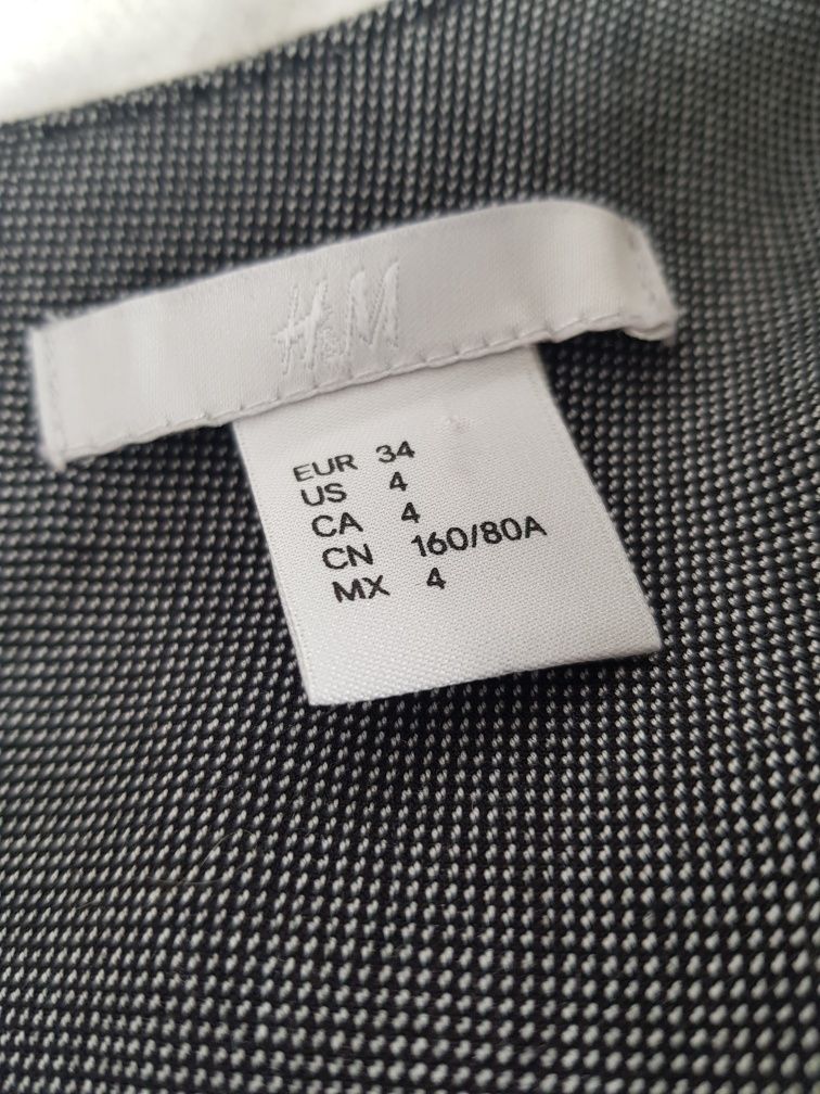 Sukienka biurowa princeska H&M 34 xs