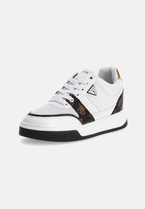 Guess 41 Buty Damskie Białe Sneakersy Marlew Fltmarele12 Logowane T512