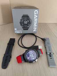 Zegarek Garmin Fenix 6 Pro | dodatkowe Paski Szkło Zaślepka - oryginał