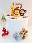 Tort jak z bajki! Figurki zwierzątek – roczek, baby shower