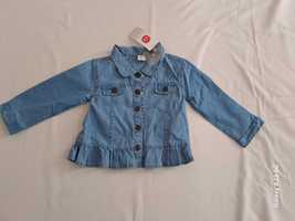 Bluza cienka jeansowa NOWA cool club r. 86