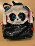 Cekinowy Plecak Dla Przedszkolaka TY fashion. Panda Bamboo.