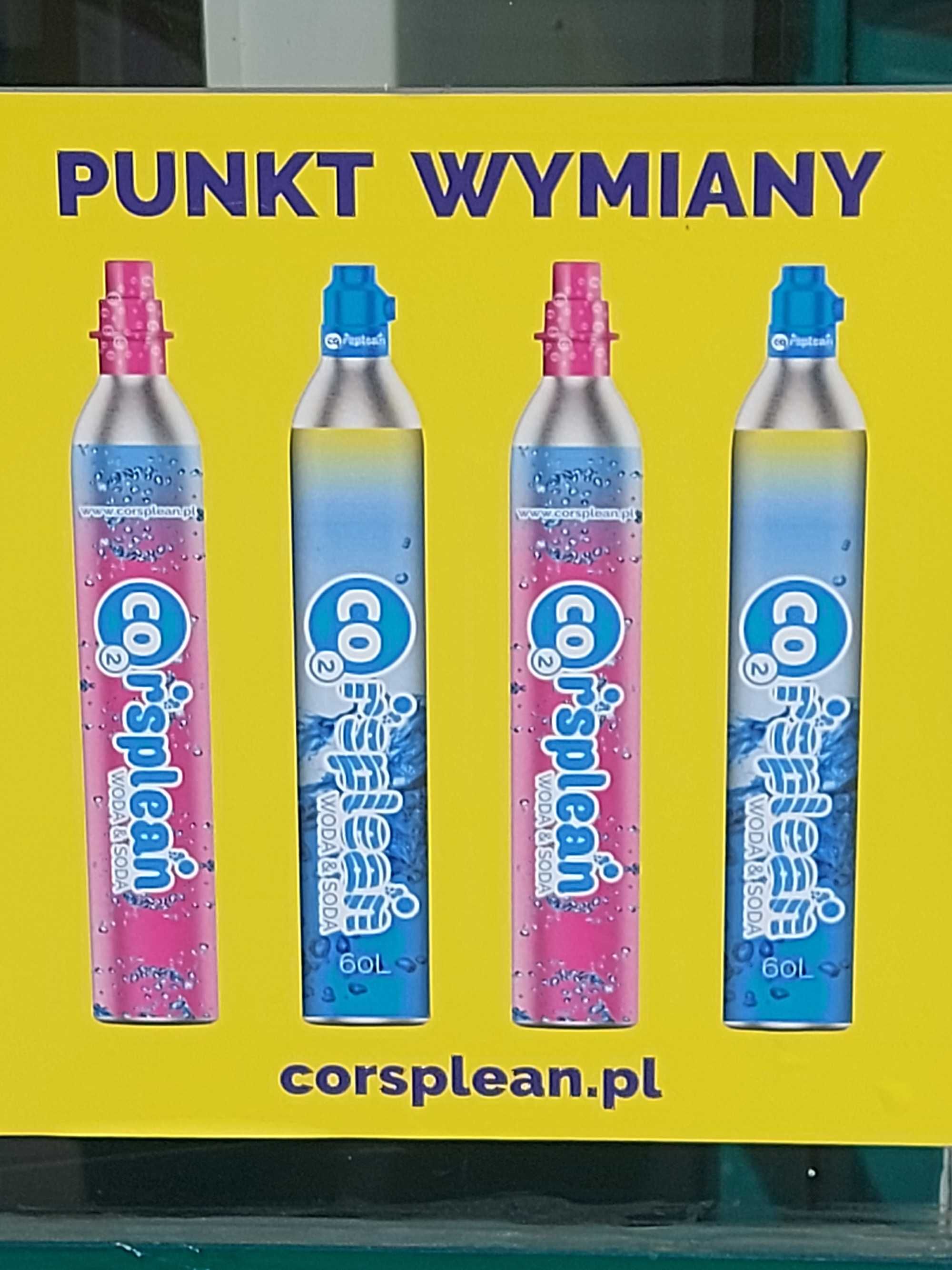 Wymiana butli CO do saturatorów SodaStream, Aarke, Brita, Philips