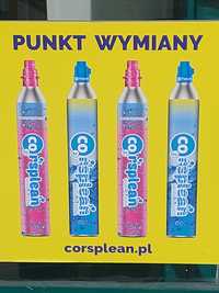 Wymiana butli CO do saturatorów SodaStream, Aarke, Brita, Philips