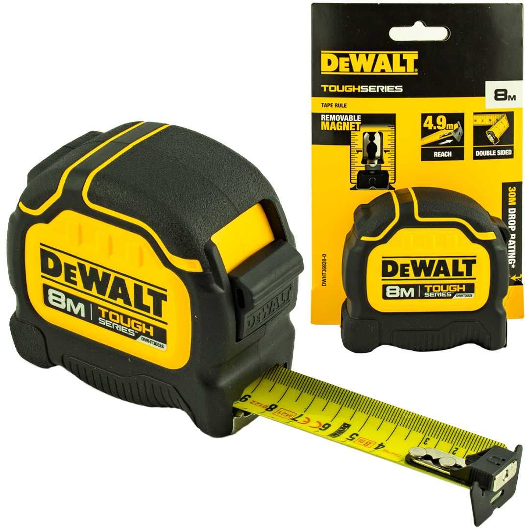 DeWALT DWHT36928-0 Рулетка вимірювальна TOUGHSERIES, 8 м х 32 мм