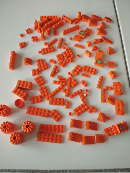 LEGO peças original cor laranja