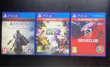 3 Jogos praticamente novos para Ps4
