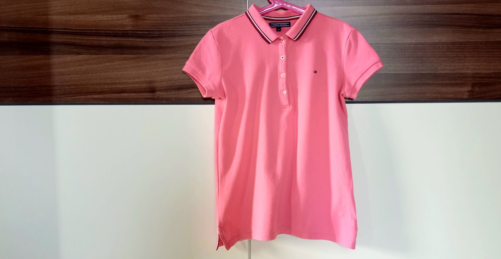 Tommy Hilfiger, bluzka koszulka polo na krótki rękaw, roz. 152cm