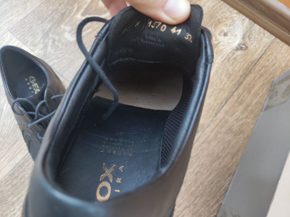 Чоловічі шкіряні туфлі Geox (41)