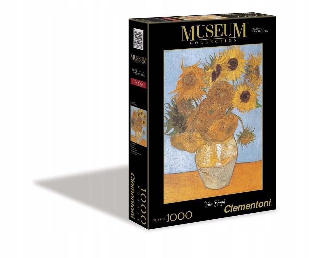 Puzzle 1000 Museum Sunflowers, Clementoni
