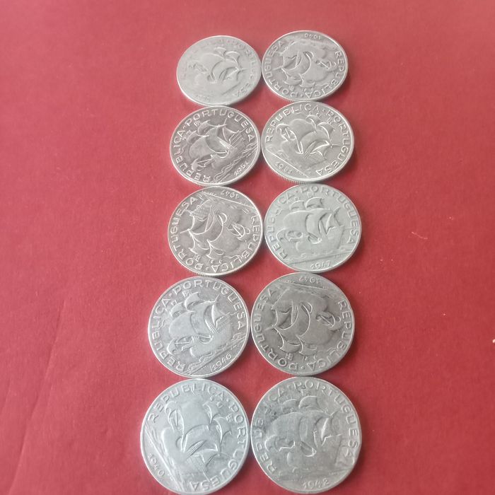 moedas em prata 5.00  (10)