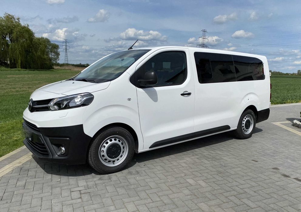 Wynajem Bus 9-os Toyota Proace  Winiety GRATIS wolne terminy wakacje