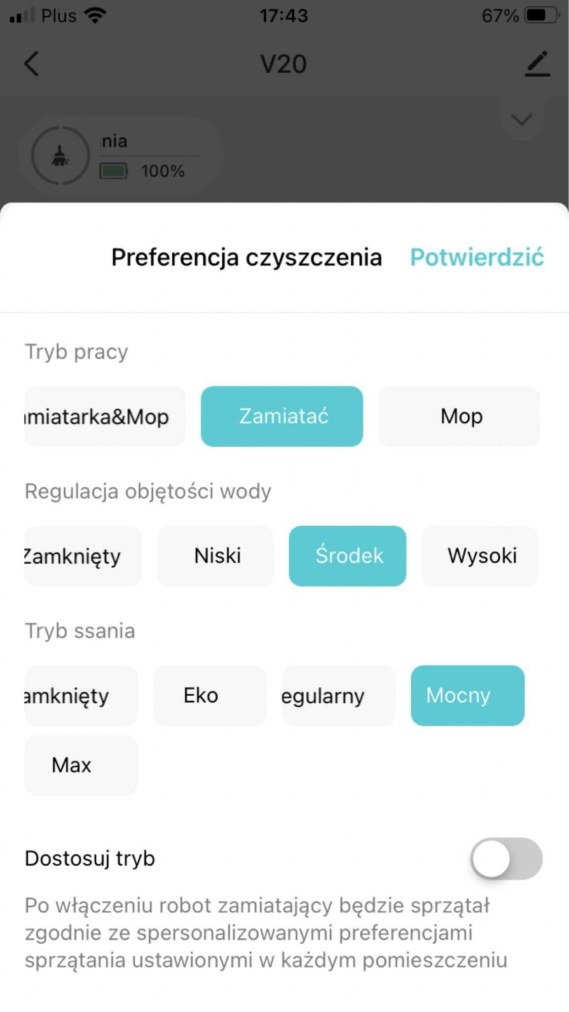 Odkurzacz Robot ILIFE V20
