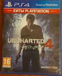 продам игру Uncharted 4 анчартед4