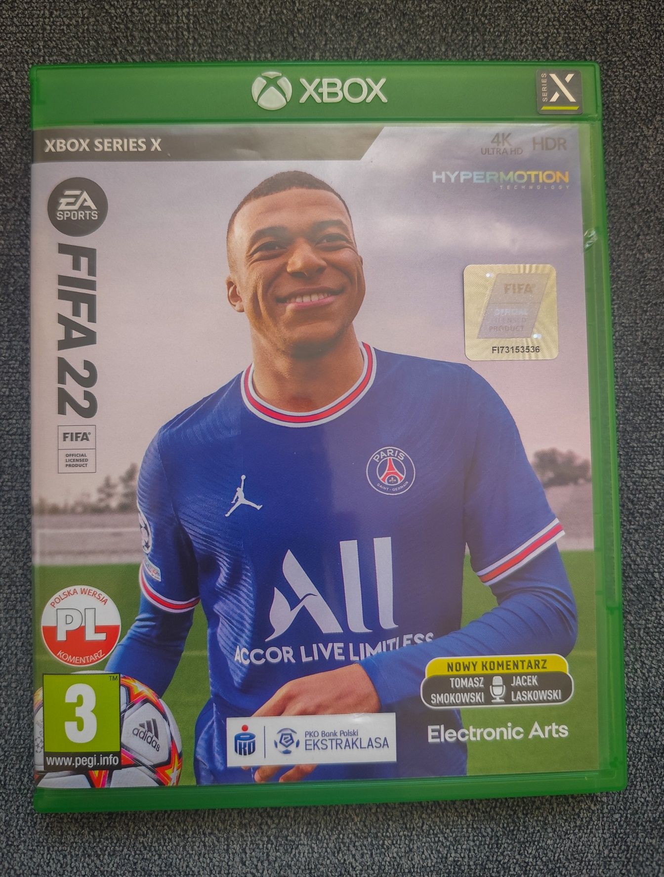 Fifa 22, 2022 Xbox Series X, 4K, Polska Wersja, idealna