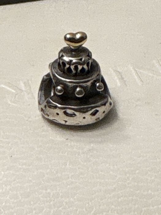Charms pandora tt stebro 925 i zloto 585