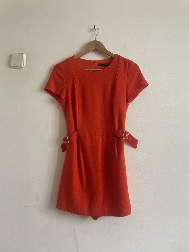 Vestido/calcao vermelho zara