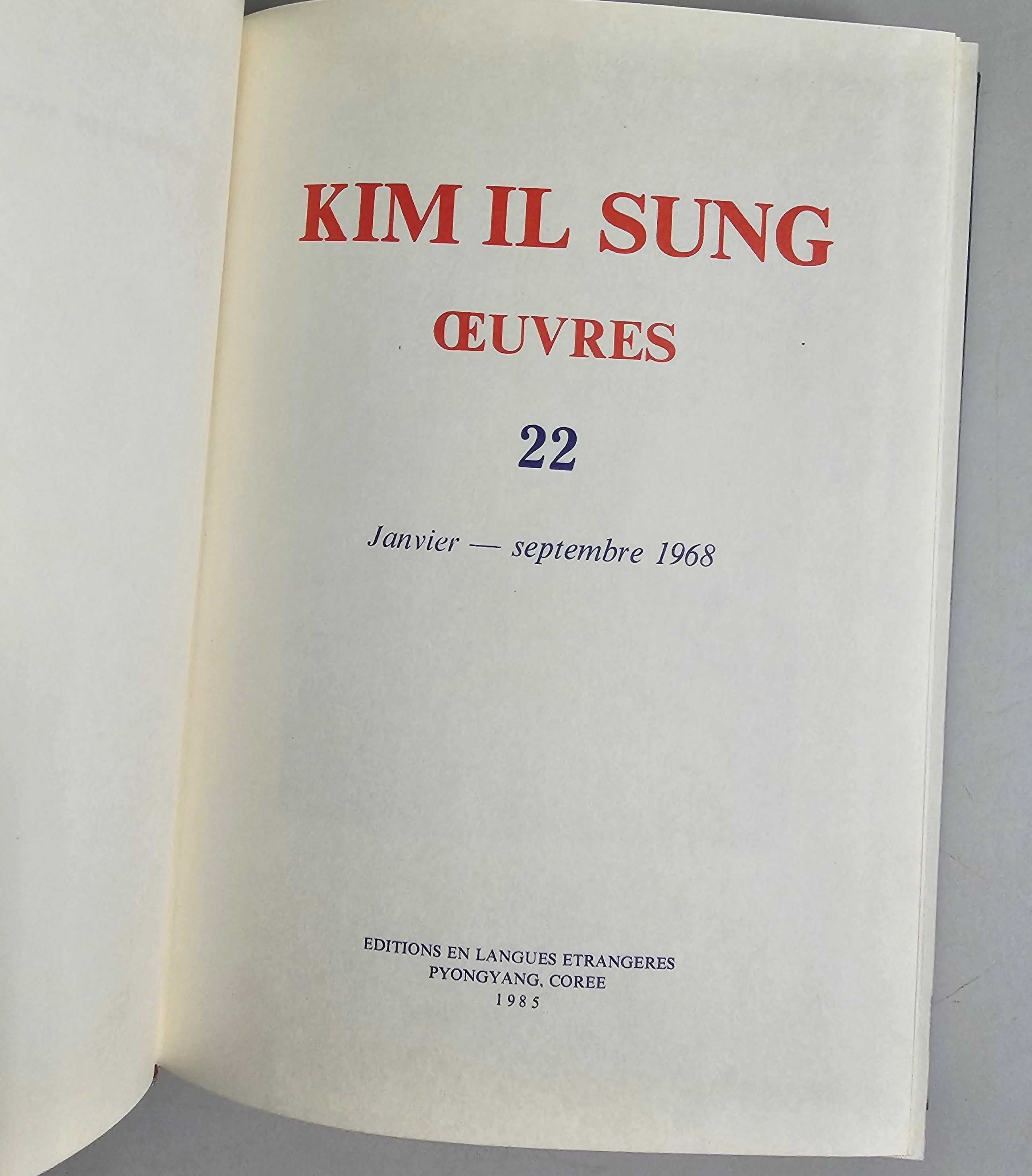 North Korea - Obras de Kim il Sung