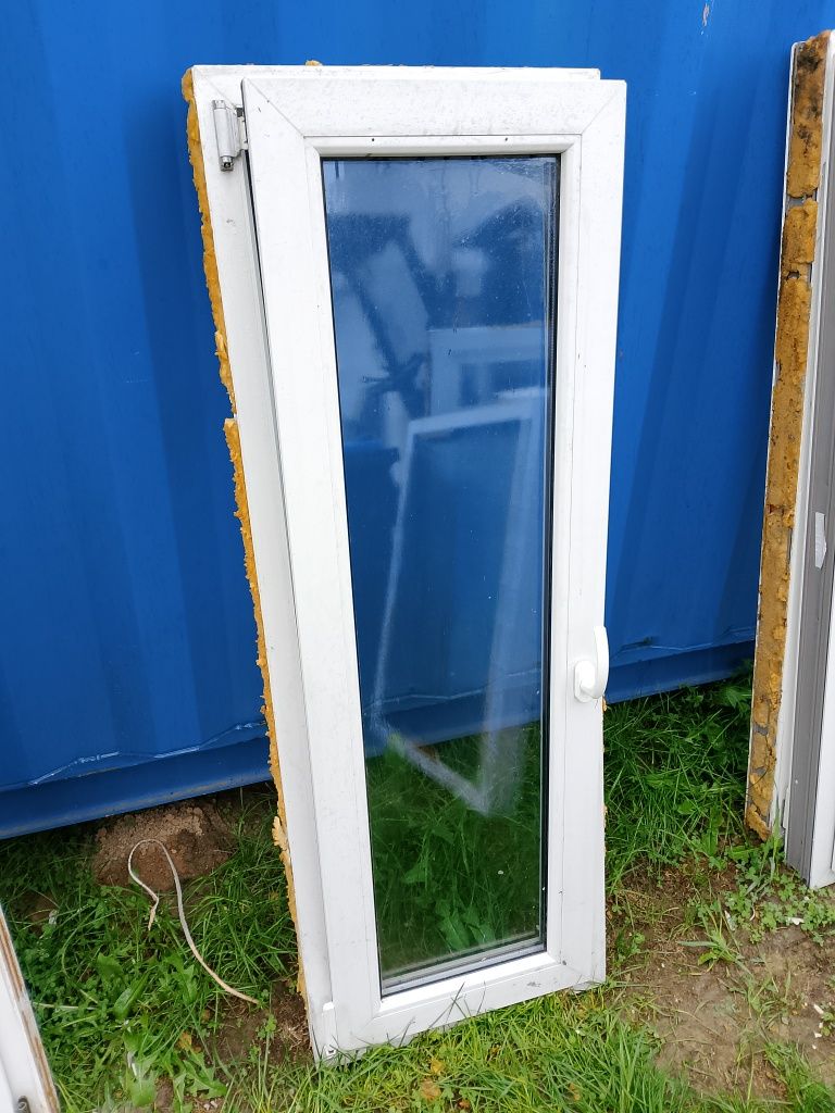 Okno 54x150 plastikowe rozwierno uchylne białe