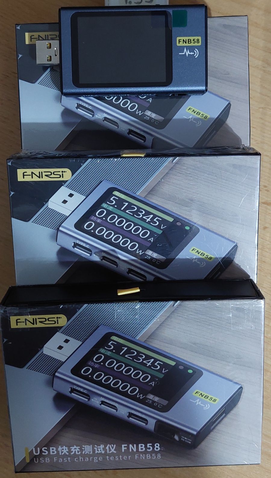(НОВЫЙ) USB Tectep FNIRSI FNB58 Bluetooth Триггер РD ОС Осцилографр