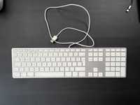 Oryginalna przewodowa klawiatura Apple A1243 USB US