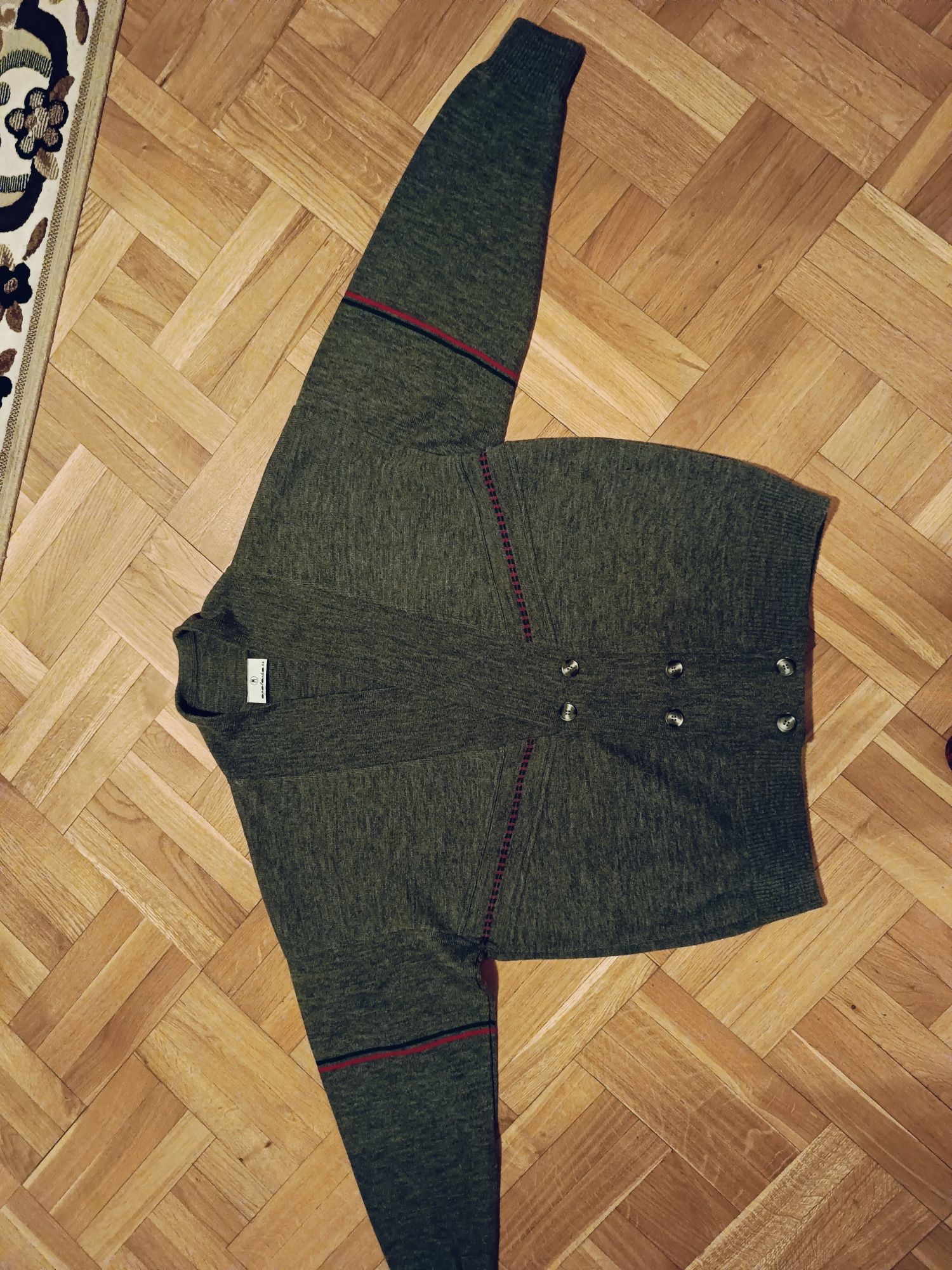 Rozpinany na guziki sfeter męski r xl