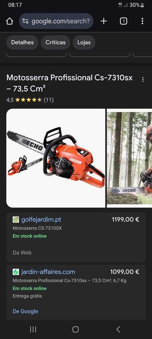 Vendo motossera echo