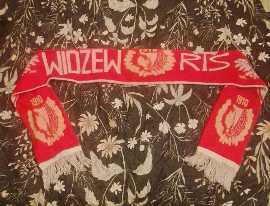 Widzew Łódź RTS szal z lat 90 szalik unikat