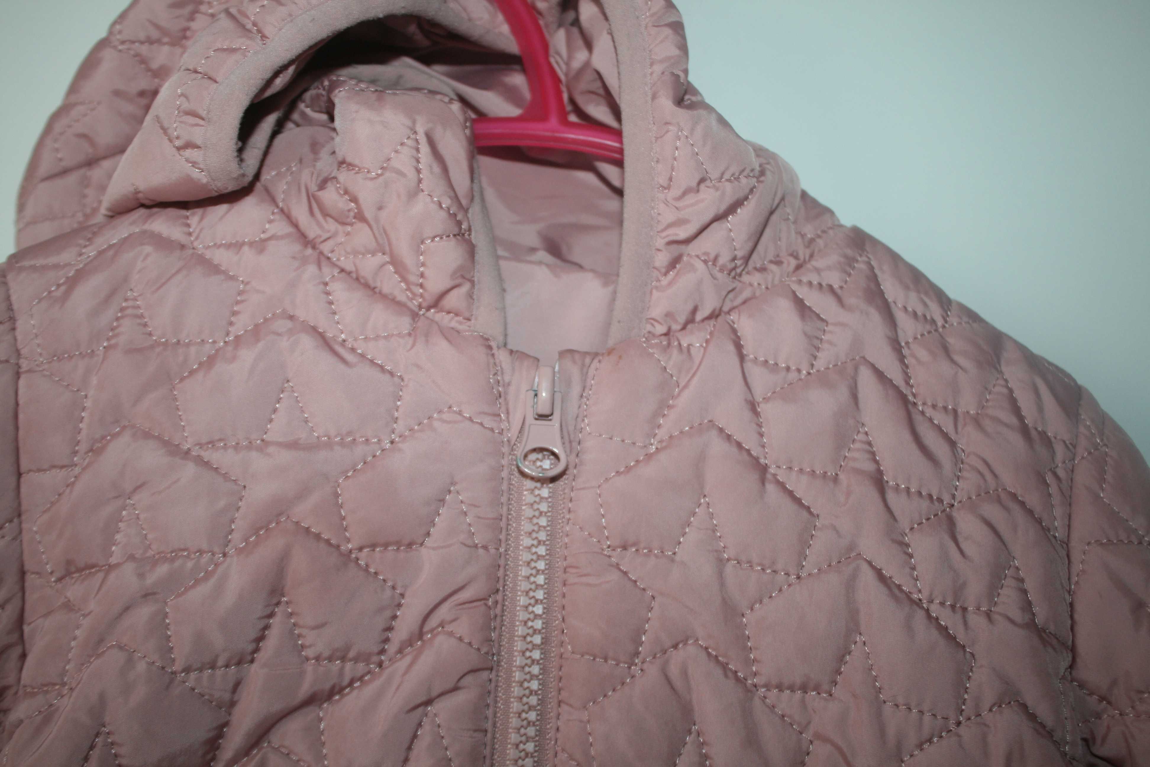 Marks & Spencer kurtka pikowana z kapturem na jesień/wiosnę na 104 cm