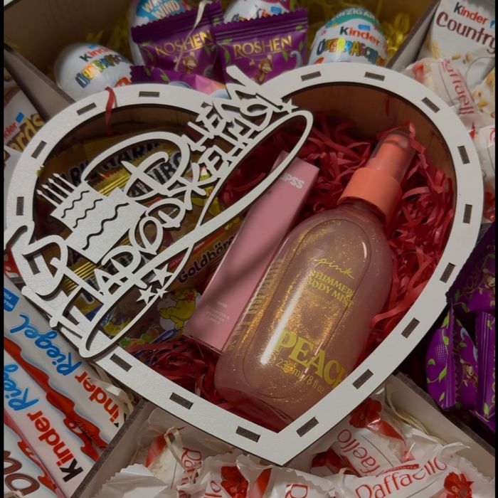 Солодкий бокс, подарунок, подарунковий бокс, новий рік, святий миколай