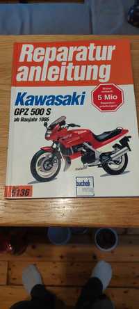 Książka serwisowa Kawasaki GPZ 500 S