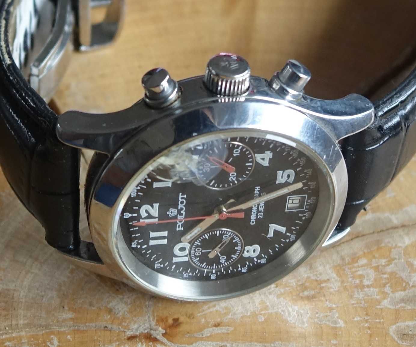 Poljot 3133 Stalowy Chronograf