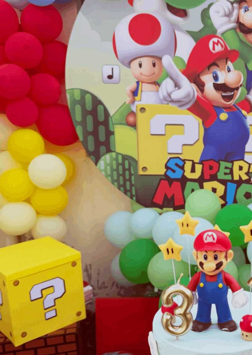 vendo cubos SUPER MÁRIO aniversário