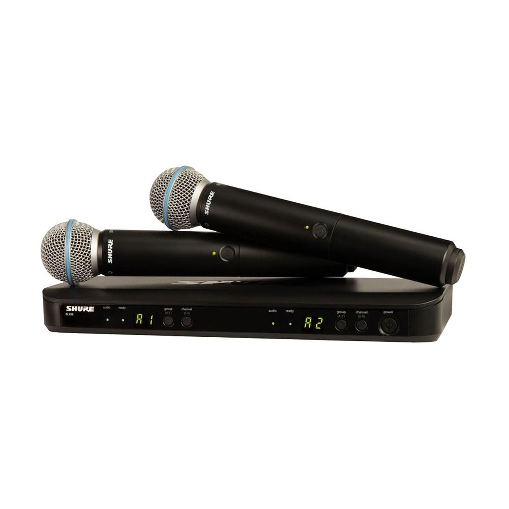 SHURE BLX288E/BETA58 H8E - zestaw 2 mikrofony doręczne