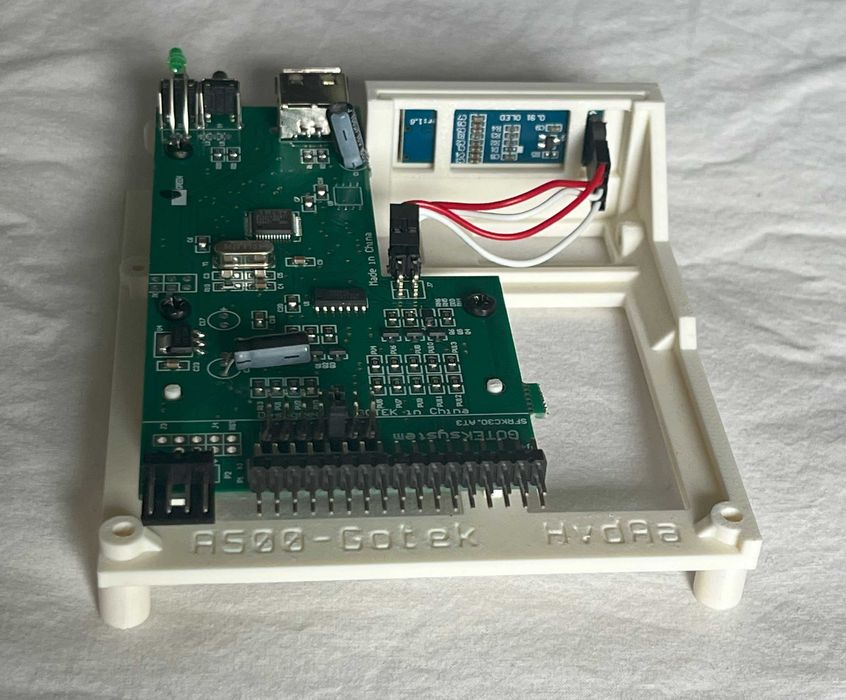 Wewnętrzna stacja dyskietek do AMIGA 500 Gotek FlashFloppy + pendrive