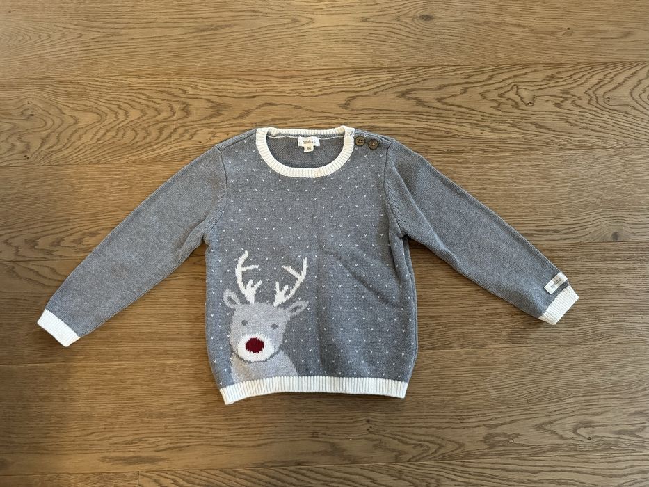 Newbie, kappahl, sweter, sweterek, świąteczny, renifer, z reniferem