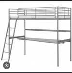 Łóżko piętrowe na antresoli ikea
