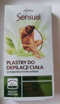 Plastry do depilacji ciała Joanna Sensual 12 szt. (ulepszona formuła)