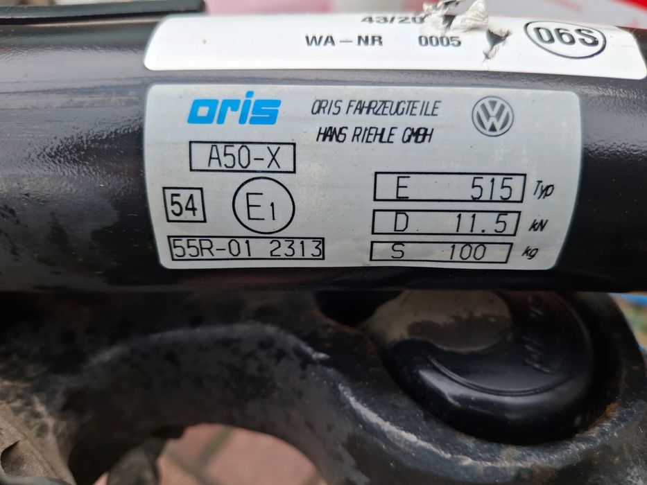 Vw Passat B8 lift kombi hak tylny elektryczny Oris demontaż
