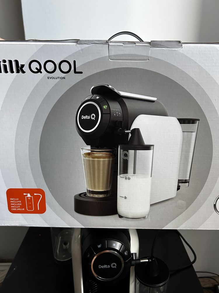 Ekspres kapsułkowy Delta Milk Qool Evolution 19 bar + 25 kapsułek