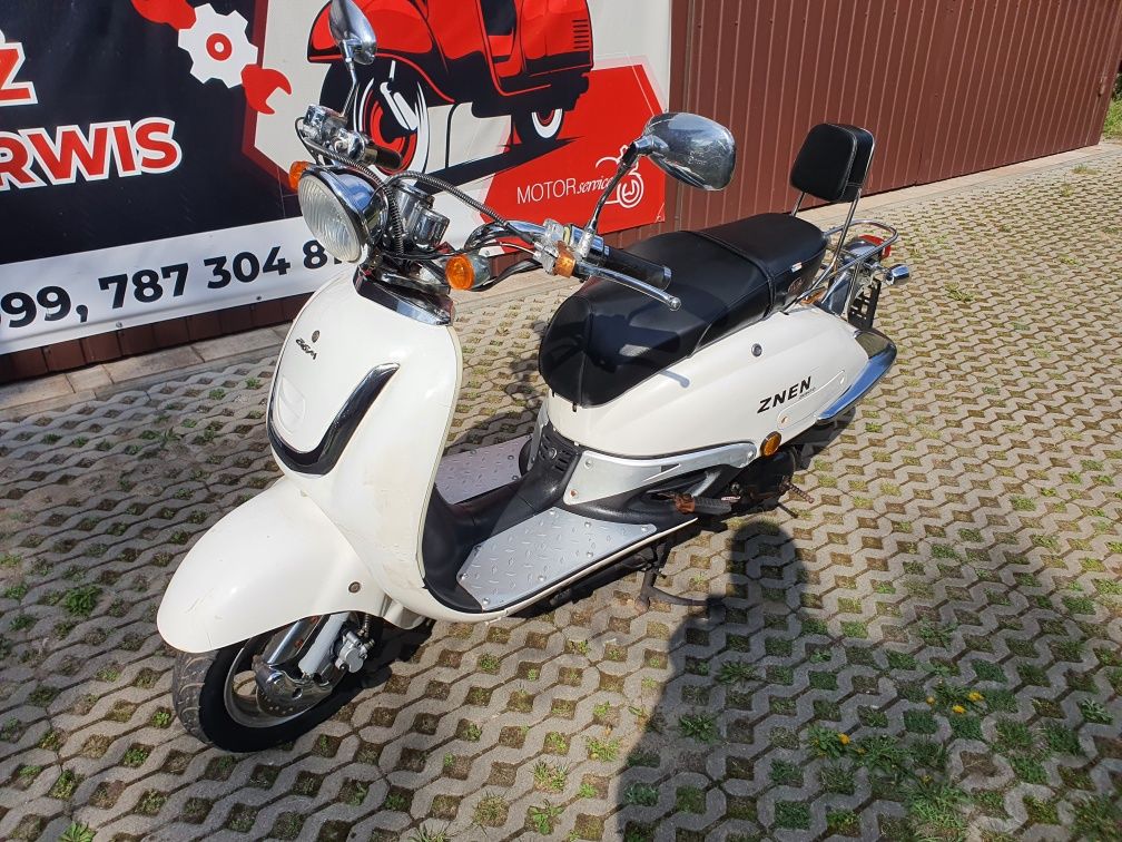 Skuter RETRO ZNEN 50 4t w dobrym stanie TRANSPORT RATY wysyłka