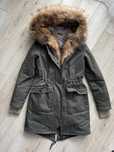 Parka z naturalnym futrem