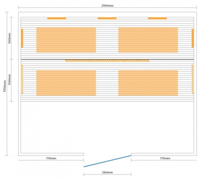 PROMOCJA! Sauna Infrared - INFRAPLUS™ 212 Valero Duo Biały Cedr