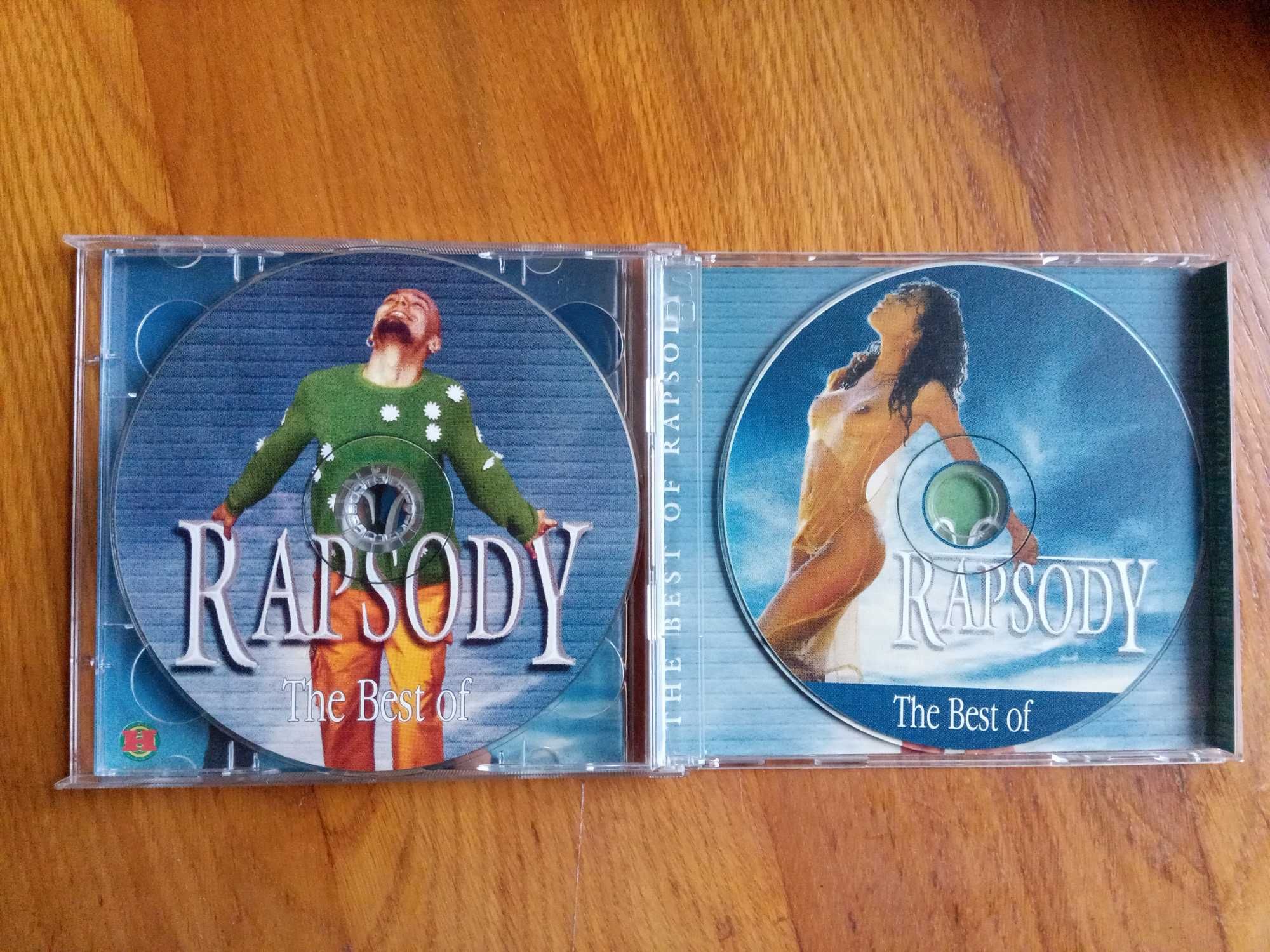 Двойной фирменный CD диск сборник THE BEST OF RAPSODY #1