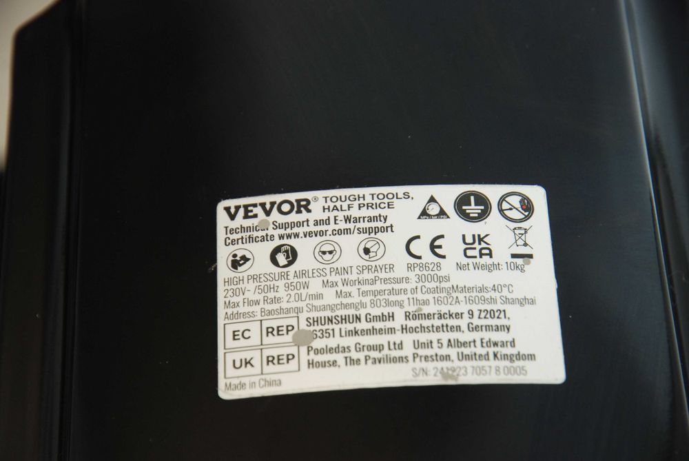 Agregat malarski Vevor 950W