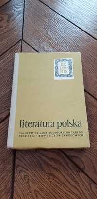 Książka rok 1971 "Literatura polska" Podręcznik dla liceum i technikum