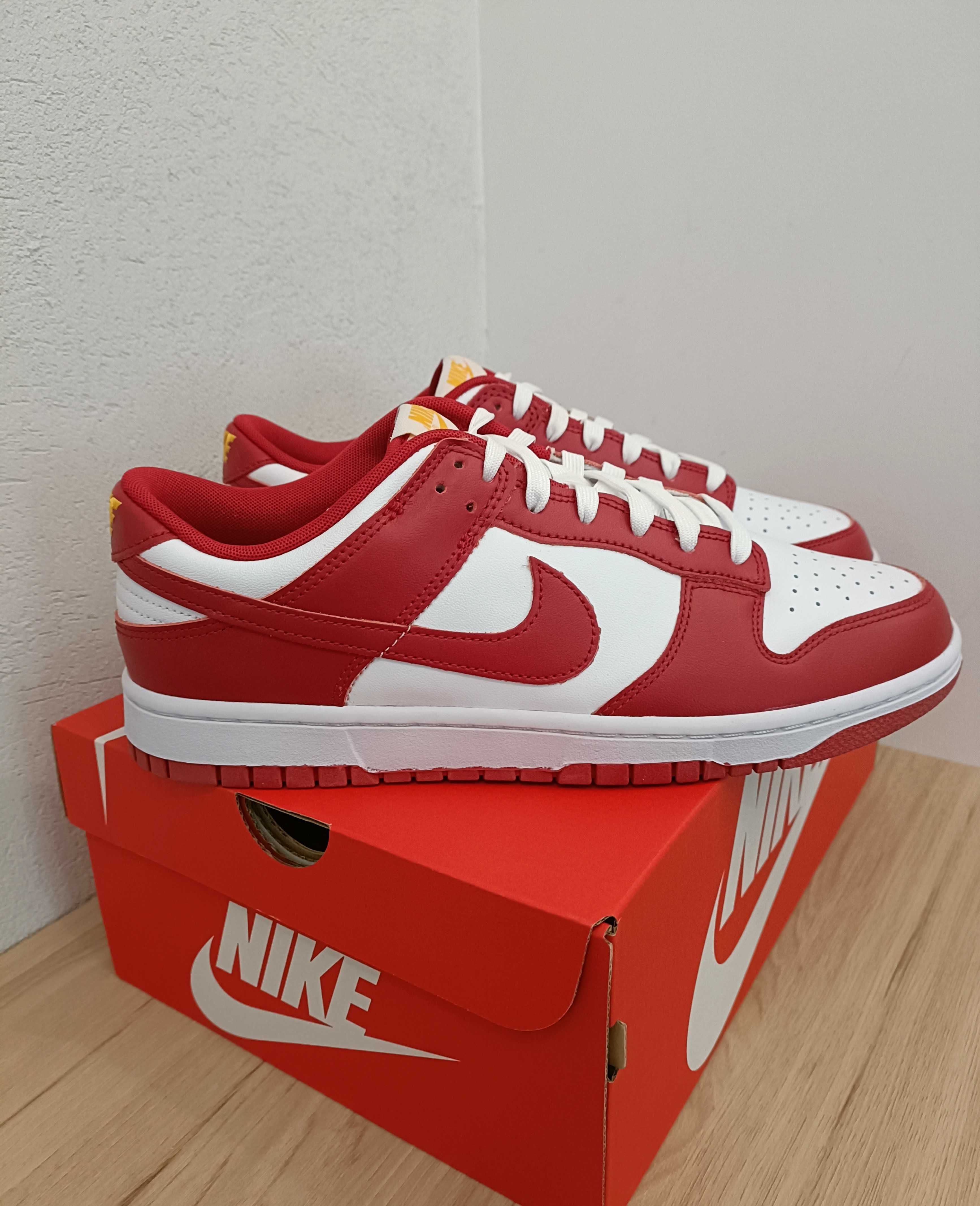 Buty Nike Dunk Low USC Gym Red rozmiar 44,5 wkładka 28,5 cm