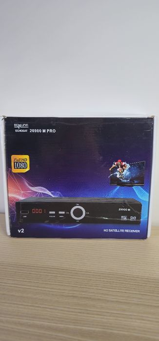 Nowy tuner satelitarny Full HD Echosat (HDMI, SCART, 2 piloty)